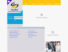 Tablet Screenshot of bearmaxbearings.com